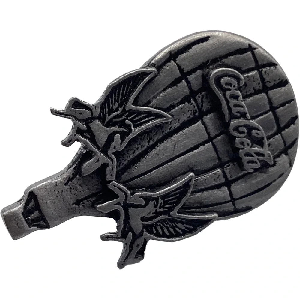 Coca-Cola Vintage Pewter Kentucky Derby Festival Great Balloon Race Pin in Case